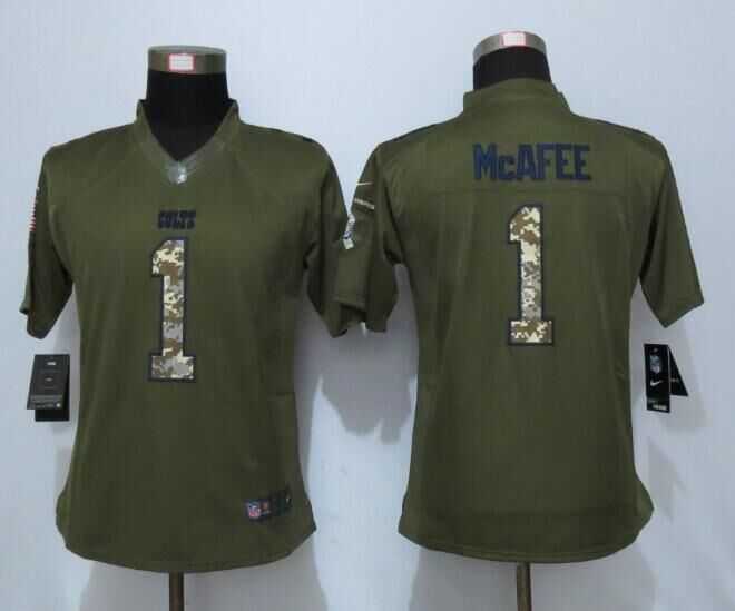 Women Limited Nike Indianapolis Colts #1 McAfee Green Salute To Service Jersey,We sell and wholesale Women Limited Nike Indianapolis Colts #1 McAfee Green Salute To Service Jersey on line form chian!